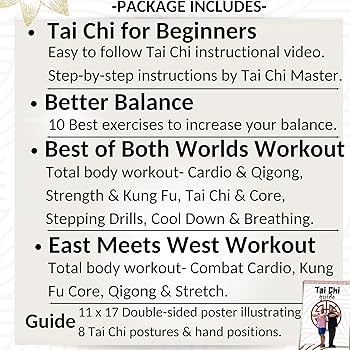 Amazon.com: Tai chi DVD for beginners and seniors + Tai chi